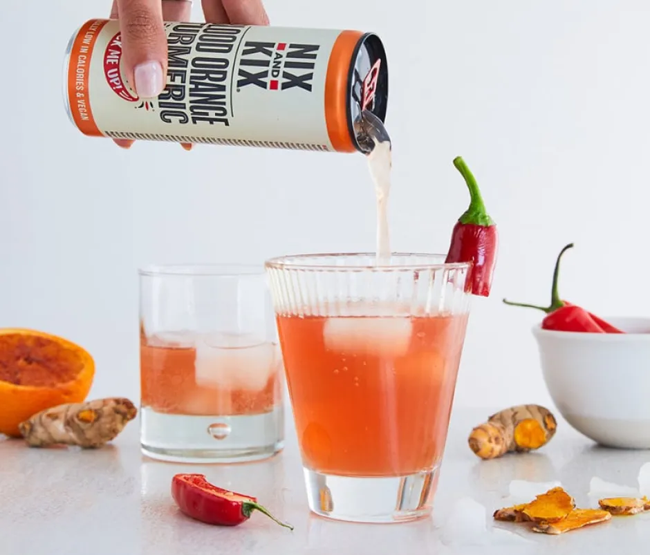 Nix & Kix Sap & Frisdranken*Frisdrank Blood Orange-Tumeric - 250ml
