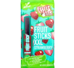Fruitfunk Repen | Snoepjes*Fruit sticks XXL Aardbei - (5st) 100g