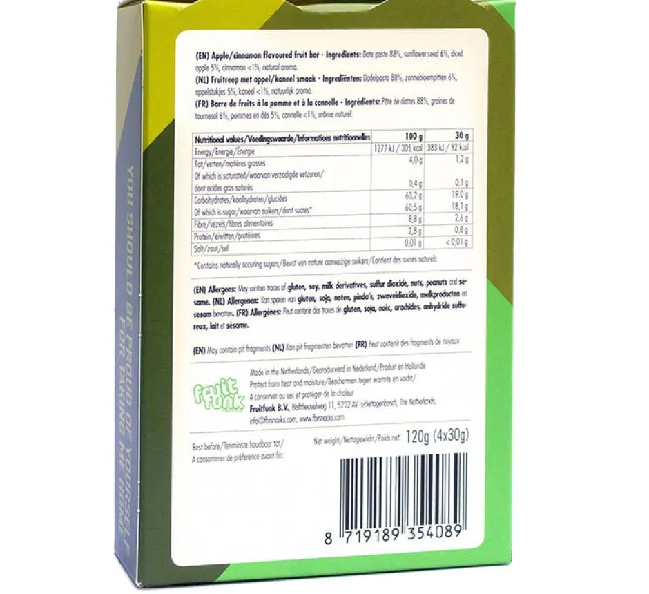 FBR Repen | Snoepjes*Fruitreep Appel/Kaneel - 4-pack