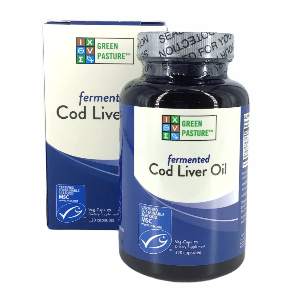 Hersenen | Visolie / Omega 3 / Levertraan*Gefermenteerde Levertraan - 120 capsules