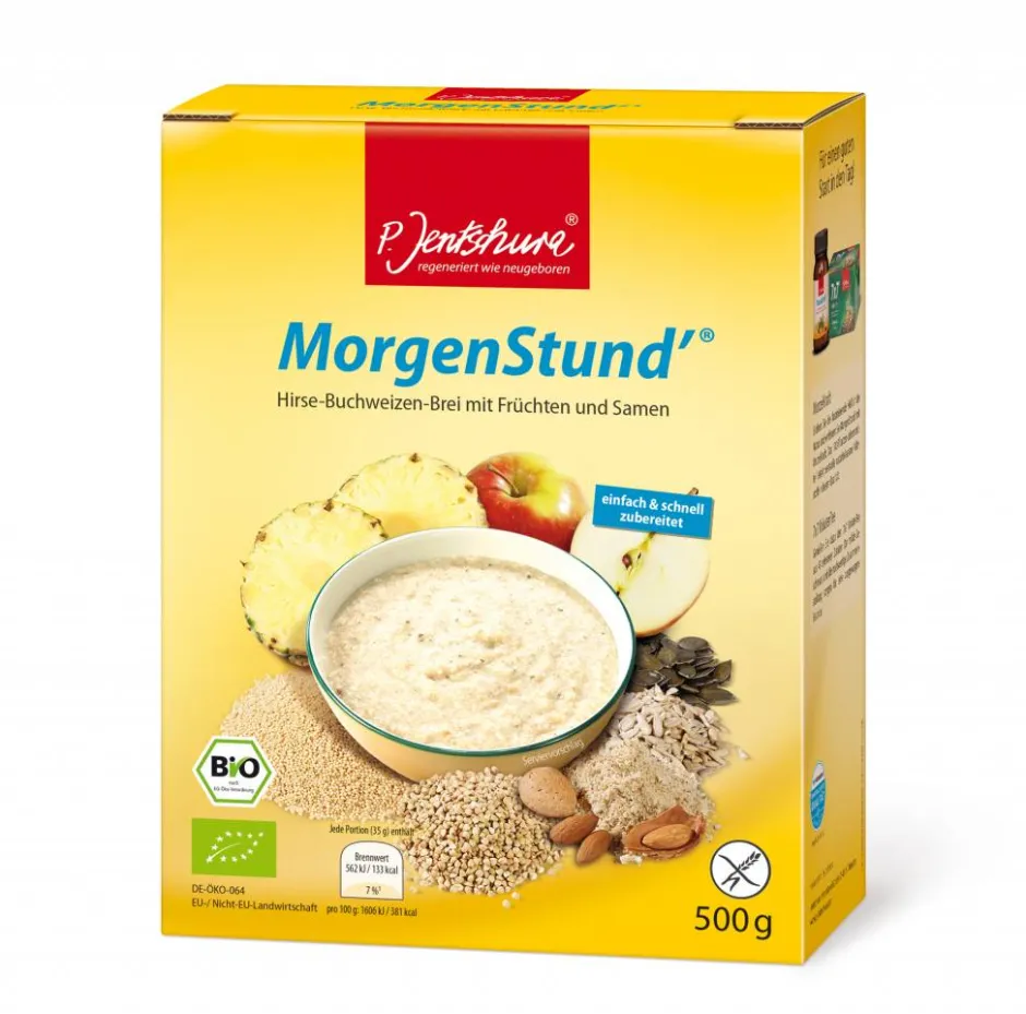 Ontbijtgranen E.o.*Gierst Boekweit Pap - MorgenStund - 500g - BIO