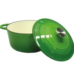Ma Mère Braadpan*Gietijzeren Braadpan Groen - 28 cm