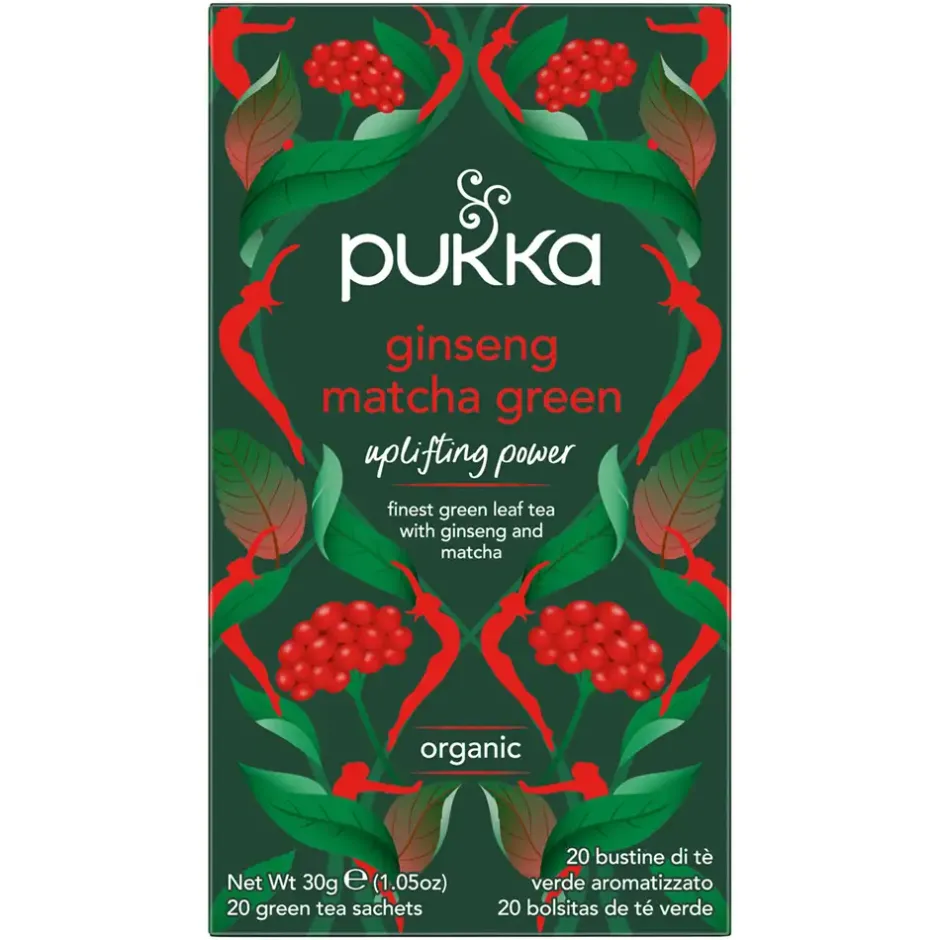 Pukka Thee | Paleo Aip*Ginseng matcha green thee - kruidenthee