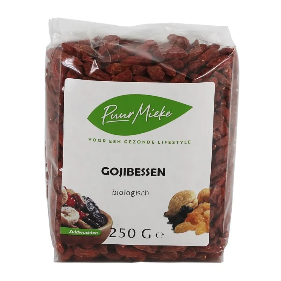 Puur Mieke Fruit & Noten | Bessen En Zuidvruchten*Goji bessen - 250g - BIO