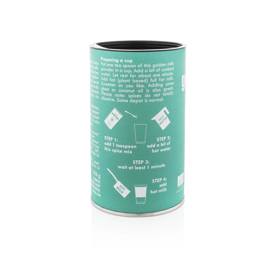 Chikko Not Coffee Koffievervangers & Latte's*Golden Milk / Kurkuma Latte - 110g - BIO