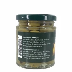 Epikouros Conserven (in Glas) | Paleo Aip*Groene olijven zonder pit 190g - BIO