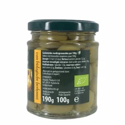 Epikouros Conserven (in Glas) | Paleo Aip*Groene olijven zonder pit 190g - BIO