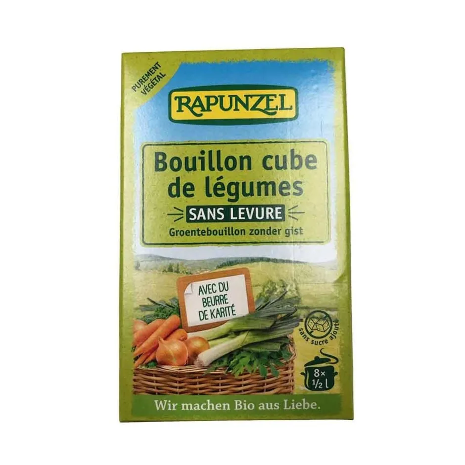 Rapunzel Soepen | Bouillon*Groentebouillonblokjes zonder Gist - (8st) 80g - BIO