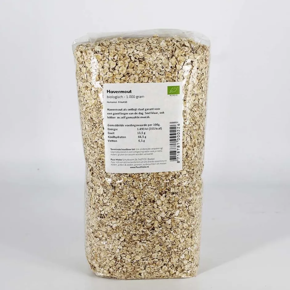 Puur Mieke Havermout Glutenvrij*Havermout - 1000g - BIO