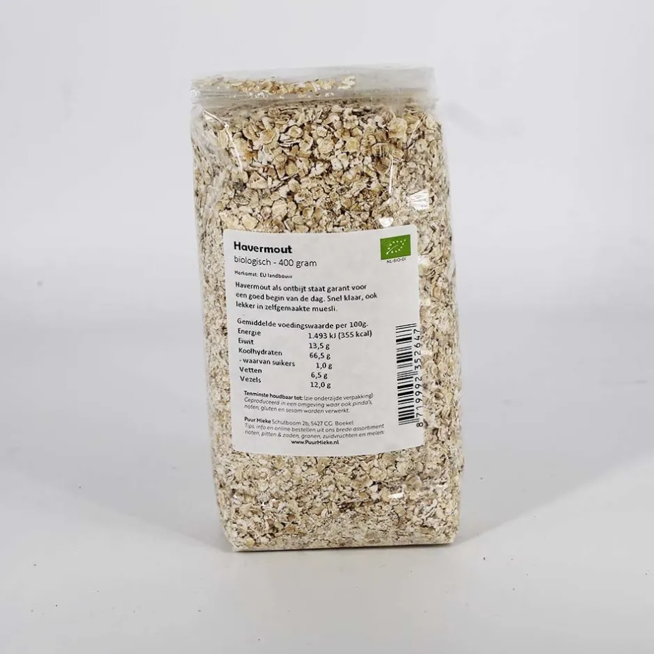 Puur Mieke Havermout Glutenvrij*Havermout - 400g - BIO
