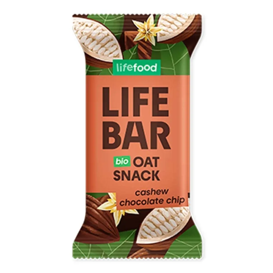 Lifefood Repen | Energierepen*Haverreep Chocolate Chip - 40g - BIO