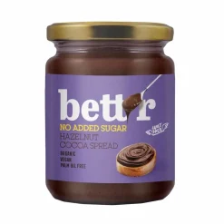 Bett'r Chocopasta*Hazelnoot Chocoladepasta Suikervrij - 250g - BIO