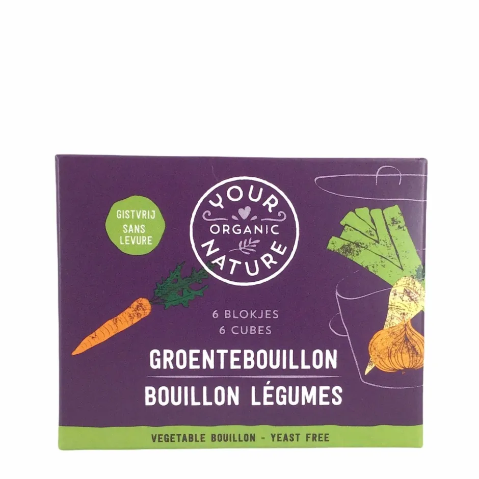 Your Organic Nature Soepen | Bouillon*Heldere groentebouillonblokjes zonder gist - BIO