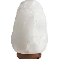 SelNature Stress | Nachtrust*Himalaya zoutlamp wit Natuurvorm