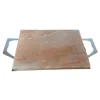SelNature Keukenhulpjes*Himalaya Zoutsteen Grill - incl. RVS Houder - 20x30cm