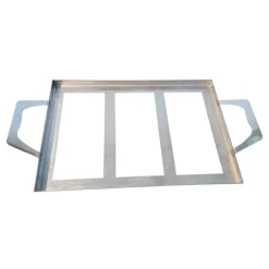 SelNature Keukenhulpjes*Himalaya Zoutsteen Grill - incl. RVS Houder - 20x30cm
