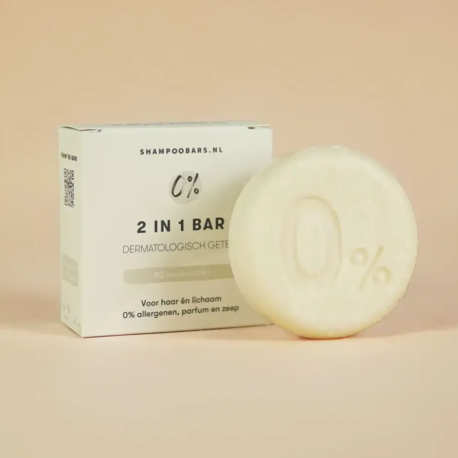 Shampoo Bars Haarverzorging/Shampoo En Conditioner | Lichaamsverzorging/Douche En Bad*2-in-1 Bar - 0% allergenen - 60g