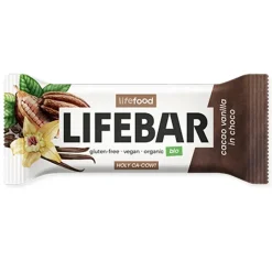 Lifefood Repen | Chocolade*InChoco Energiereep Cacao Vanille RAW - 40g - BIO
