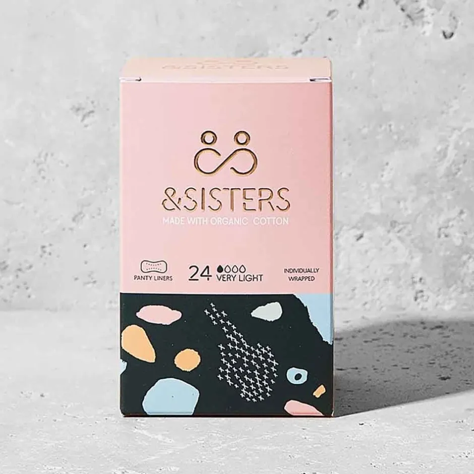 &SISTERS Intieme Verzorging/Inlegkruisjes En Maandverband | Inlegkruisjes*Inlegkruisjes 100% BIO - Ultra Light - 24 stuks