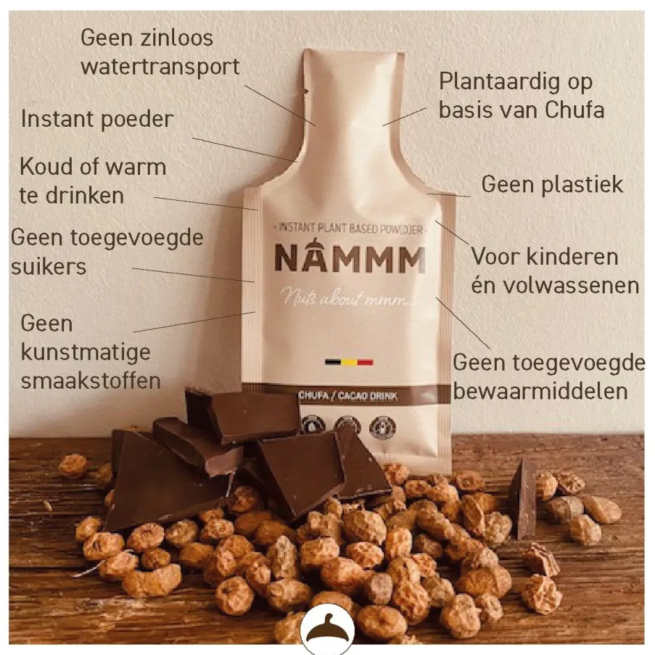 Nammm Spijsvertering | Darmen*Instant poeder voor Chufadrank - Chocolade