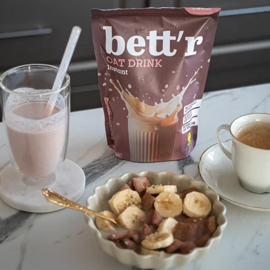Bett'r Darmen | Plantaardige Dranken*Instant poeder voor Haverdrank - 240g - BIO
