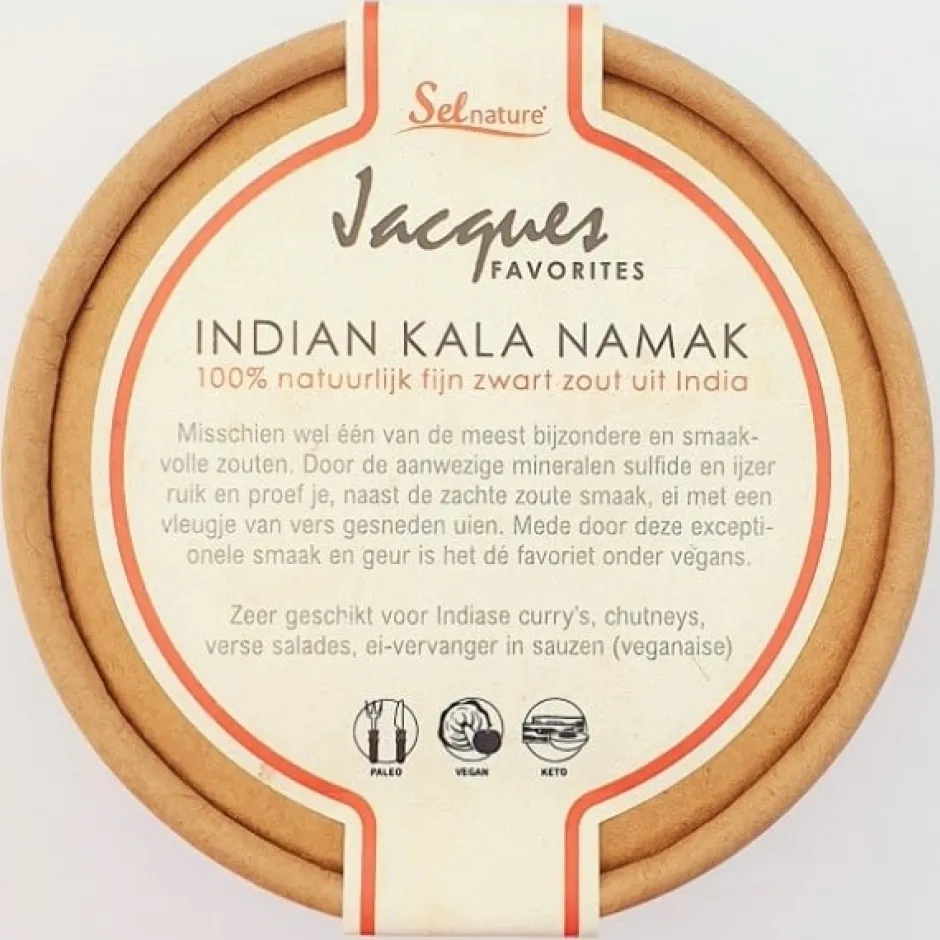SelNature Zout | Paleo Aip*Kala Namak Fijn Zwart Zout - 250g
