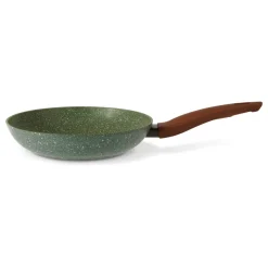 Natura Induction Koekenpan Zonder Teflon*Koekenpan 28cm met hout-look greep - VegeTek
