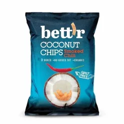 Bett'r Chips & Zoutjes*Kokos Chips Gerookte Chili - 40gr - BIO