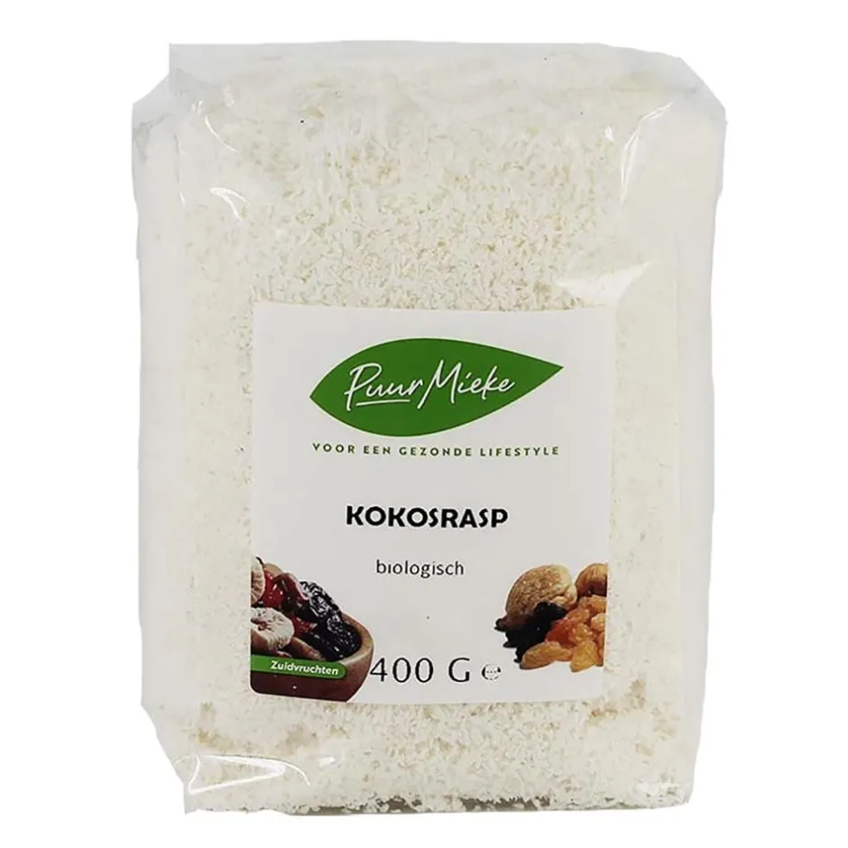 Puur Mieke Paleo Aip | Kokosproducten*Kokosrasp - 400g - BIO
