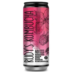 Rudy's Darmen | Kombucha*Kombucha - Framboos & Basilicum - 330ml