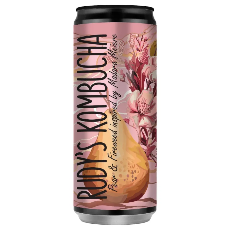 Rudy's Darmen | Kombucha*Kombucha - Peer & Wilgenroosje - 330ml