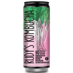 Rudy's Darmen | Kombucha*Kombucha - Rabarber - 330ml