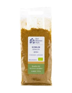 Het Blauwe Huis Kruiden & Specerijen*Komijn zaad gemalen 25gr - BIO
