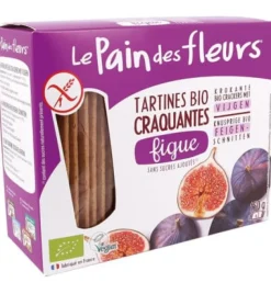 Le Pain des Fleurs Crackers En Wafels*Krokante crackers met Vijgen - 150g - BIO