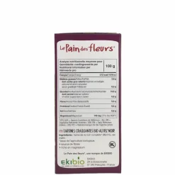 Le Pain des Fleurs Crackers En Wafels*Krokante crackers zwarte rijst - 150gr - BIO