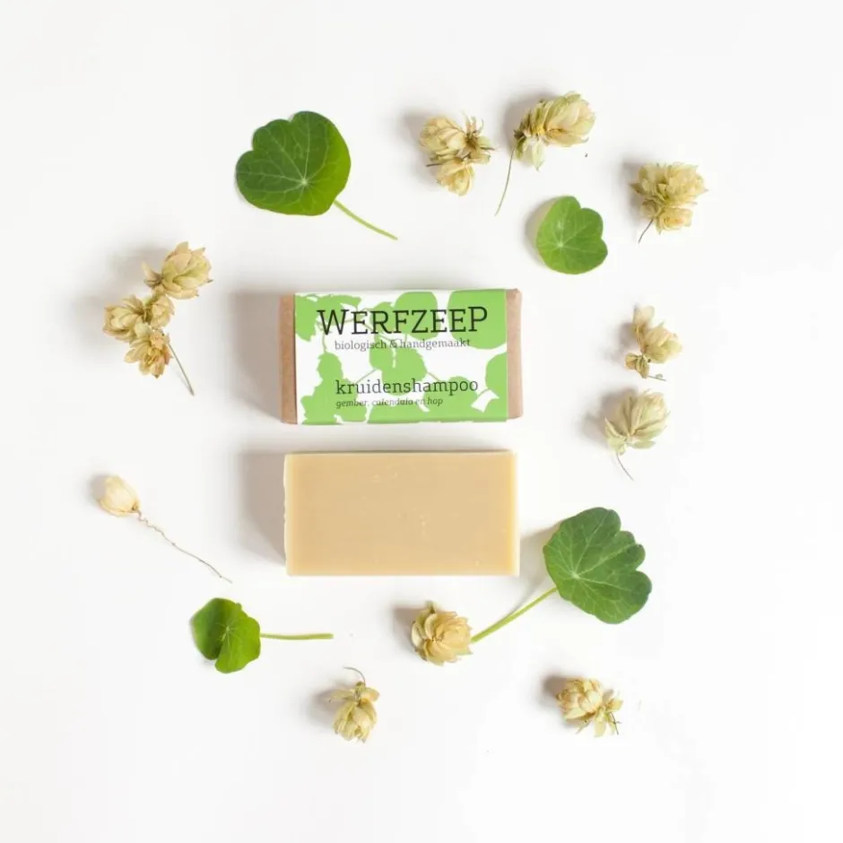 Werfzeep Haarverzorging/Shampoo En Conditioner | Shampoo Bars*Kruidenshampoo - Biologische Haarzeep 100gr