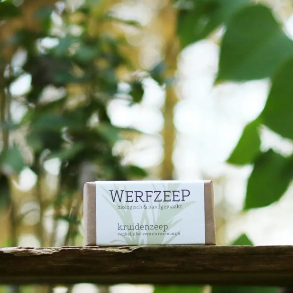 Werfzeep Reiniging | Hand- / Lichaamszeep*Kruidenzeep Biologische Zeep - 100gr