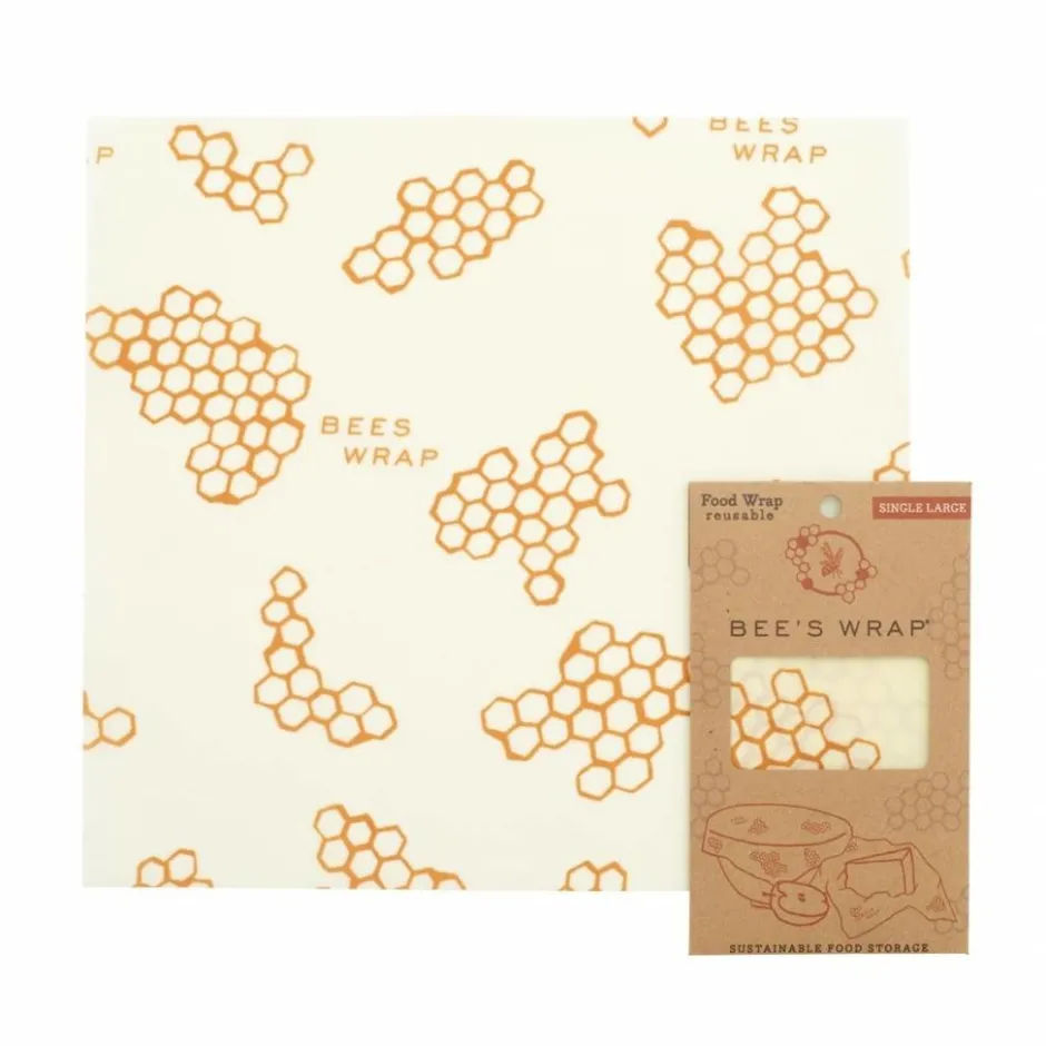 Bee's Wrap Wax Wraps En Katoenen Zakjes | Bewaren En Meenemen*Large Wrap - 33 x 35 cm - Single