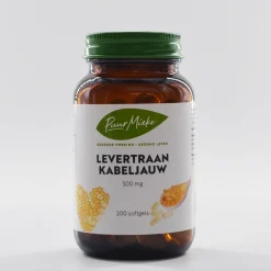 Puur Mieke Ogen | Hart & Bloedvaten*Levertraan Kabeljauw - 500mg - 100 softgels