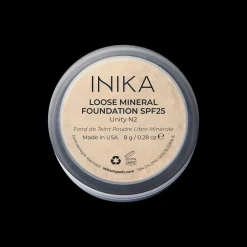 INIKA Gezicht/Poeder | Gezicht/Foundation*Loose Mineral Foundation SPF 25 – Unity - 8g - BIO