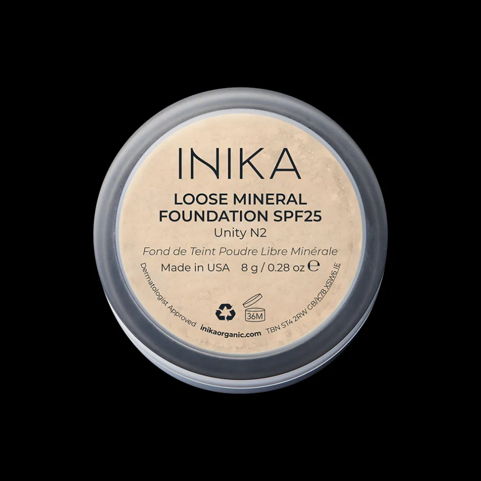 INIKA Gezicht/Poeder | Gezicht/Foundation*Loose Mineral Foundation SPF 25 – Unity - 8g - BIO