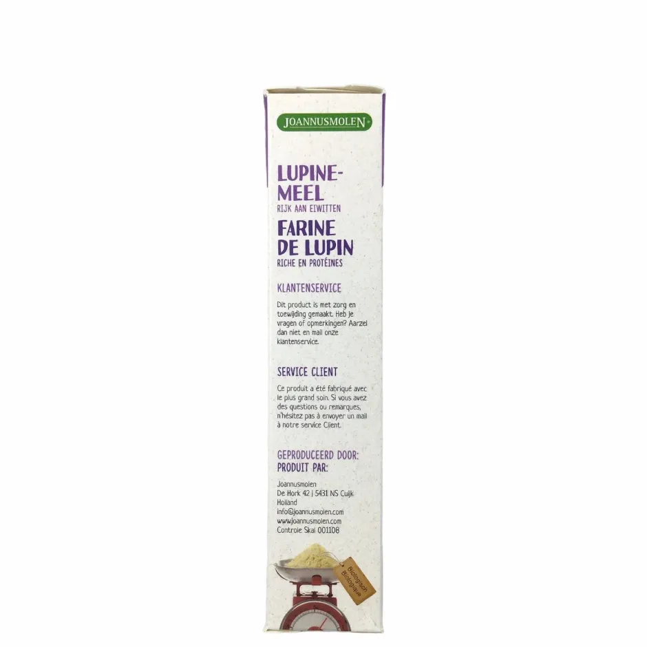Joannusmolen Glutenvrij Meel | Bindmiddelen*Lupinemeel 200gr - BIO