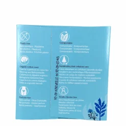 Natracare Intieme Verzorging/Inlegkruisjes En Maandverband | Maandverband*Maandverband Ultra - Super met vleugels - BIO