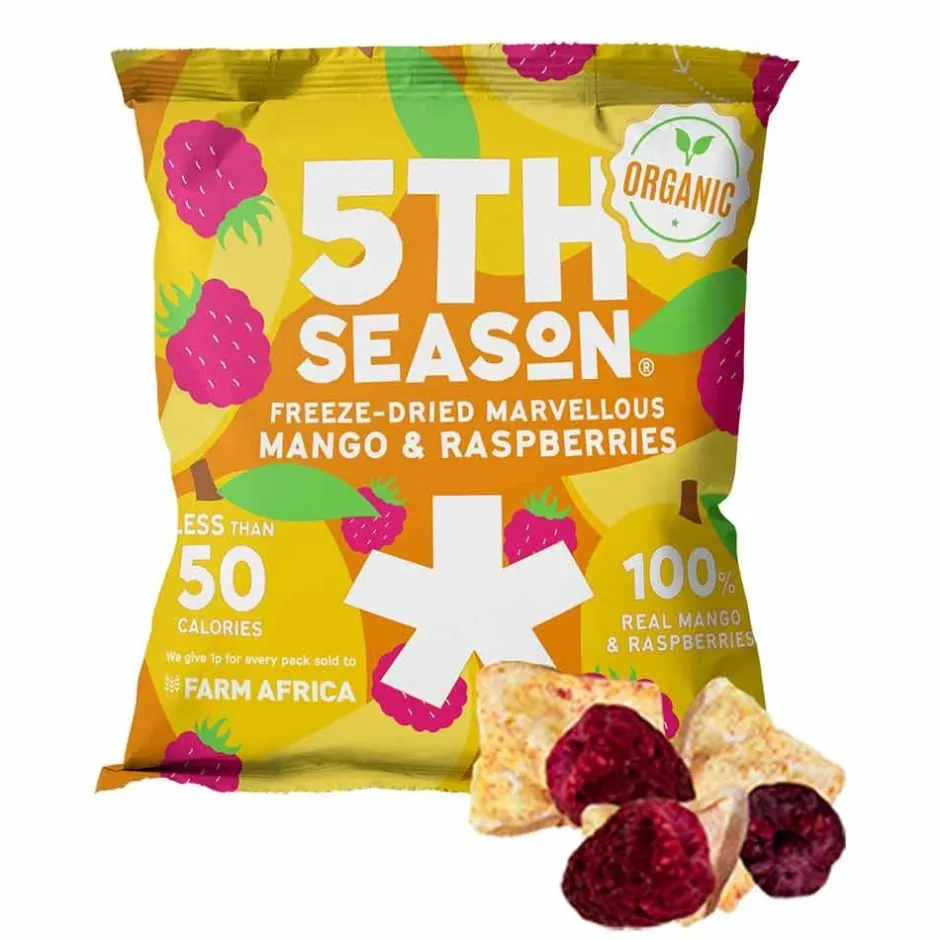 5th Season Fruit & Noten | Paleo Aip*Mango & Raspberry Bites - 14g