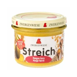 Zwergenwiese Hartige Spreads*Mango-Kerrie Spread - 180g - BIO