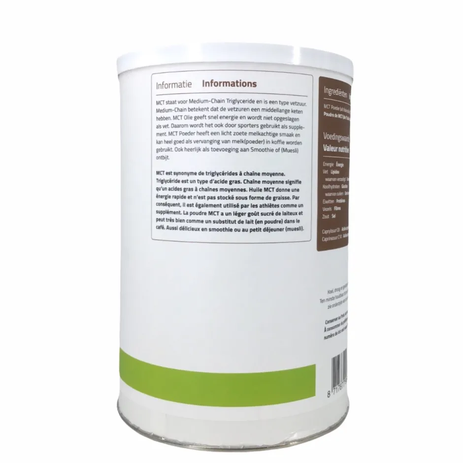 Mattisson Specials | Energie Poeder/Mct Poeder*MCT Poeder - 330g