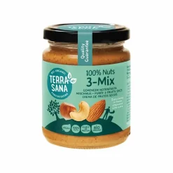Terrasana Notenpasta*3-Mix gemengde notenpasta zonder pinda 250g - BIO