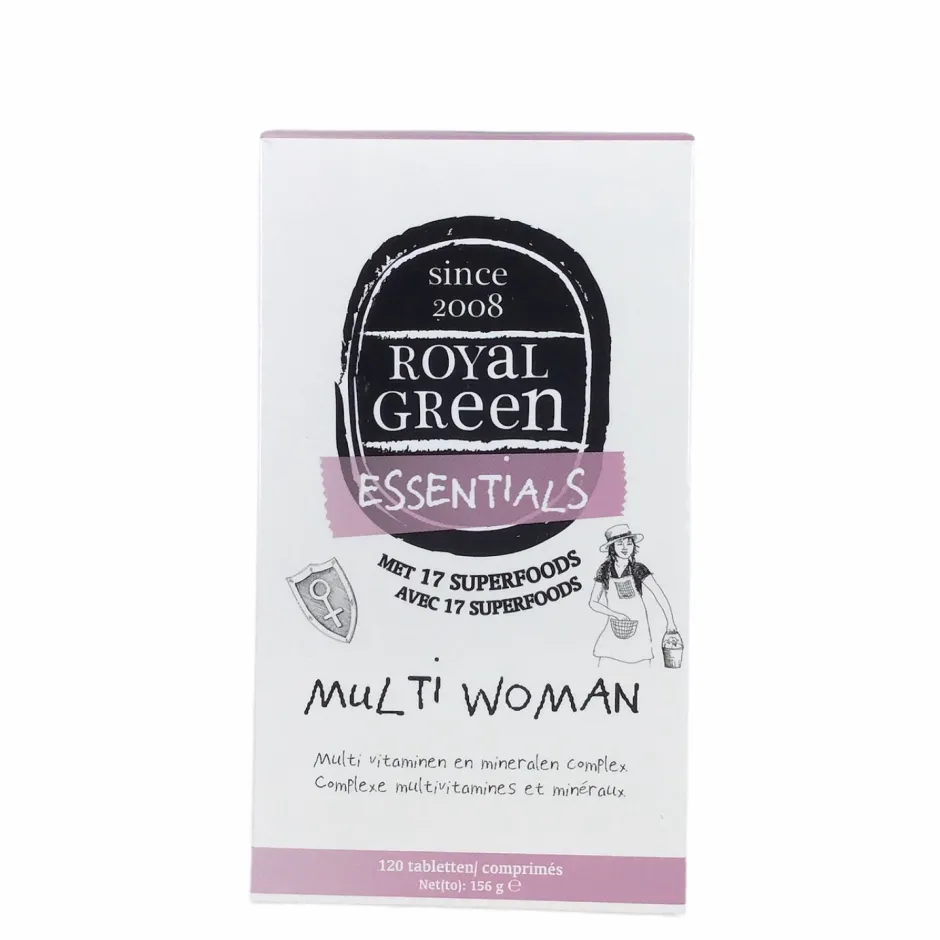 Royal Green Vrouw | Weerstand*Multi Woman - 120 tabletten