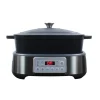 Wartmann Slowcooker / Multicooker | Braadpan*Multicooker / Slowcooker - Gietijzer - Zwart - 5,5l