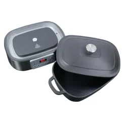Wartmann Slowcooker / Multicooker | Braadpan*Multicooker / Slowcooker - Gietijzer - Zwart - 5,5l